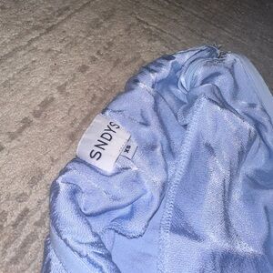 SNDYS Light Blue Satin Garment